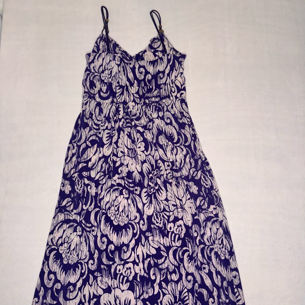 Purple White American Living 4 Maxi Dress - Picture 7 of 9